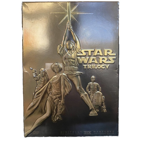 New In Box Star Wars Trilogy (DVD,‎ 2004, 4-Disc Set Full Screen) + Bonus Conten - Picture 1 of 3